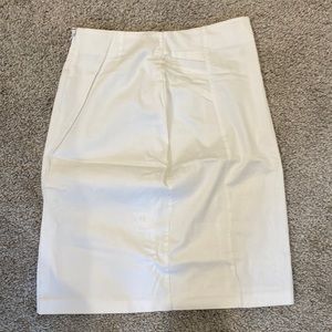 White skirt